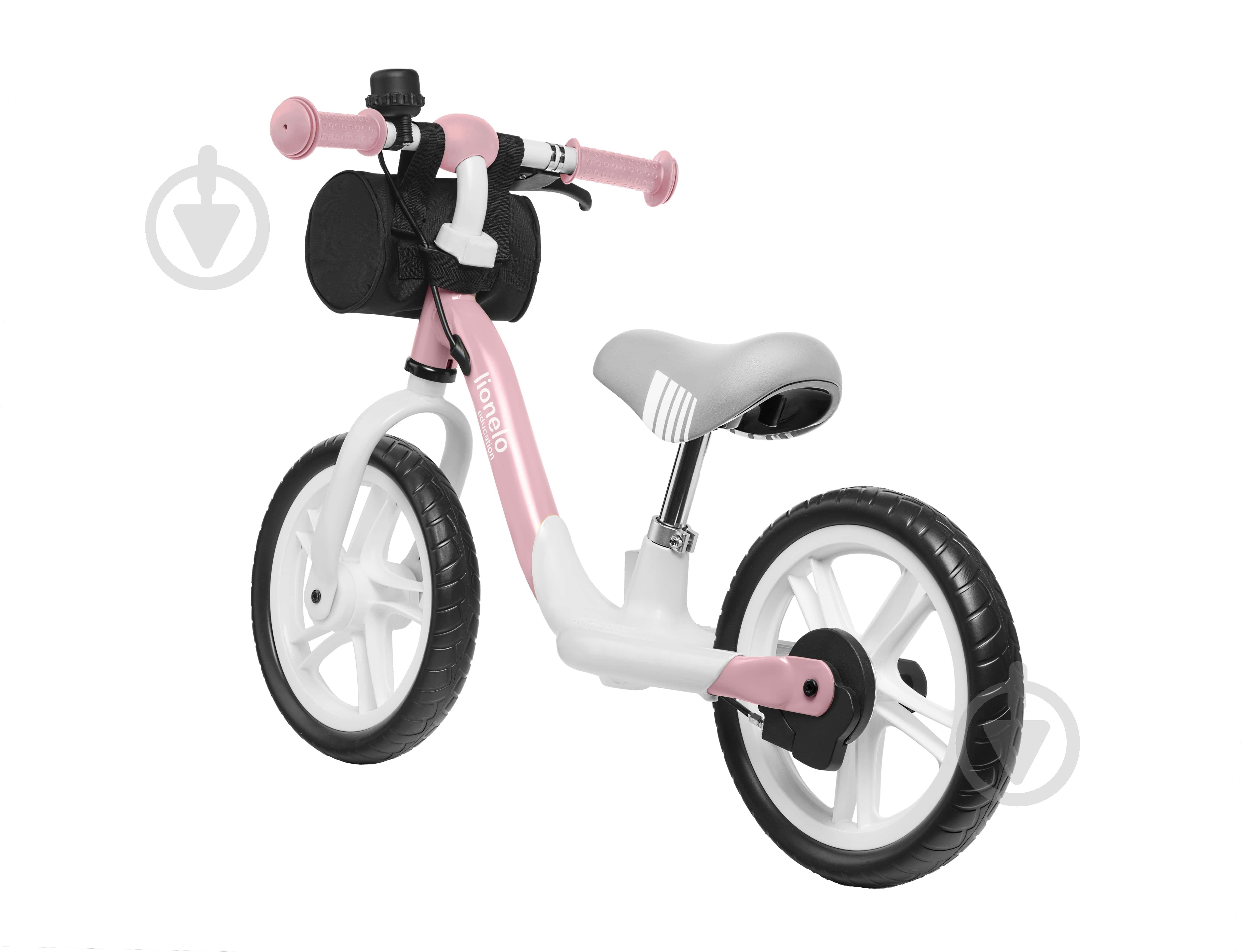 Беговел Lionelo Arie белый с розовым LO.AR01 - фото 4