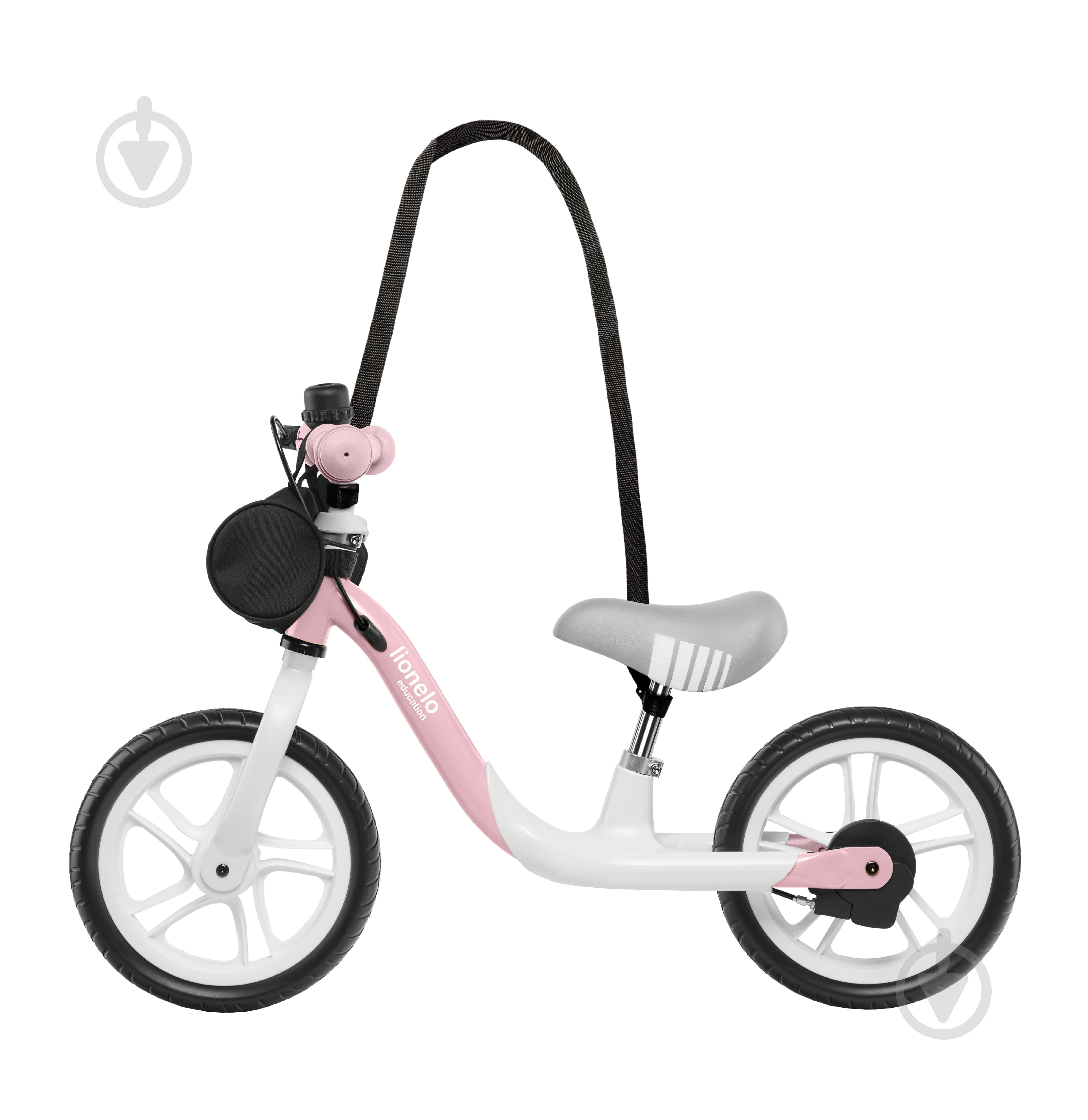 Беговел Lionelo Arie белый с розовым LO.AR01 - фото 5