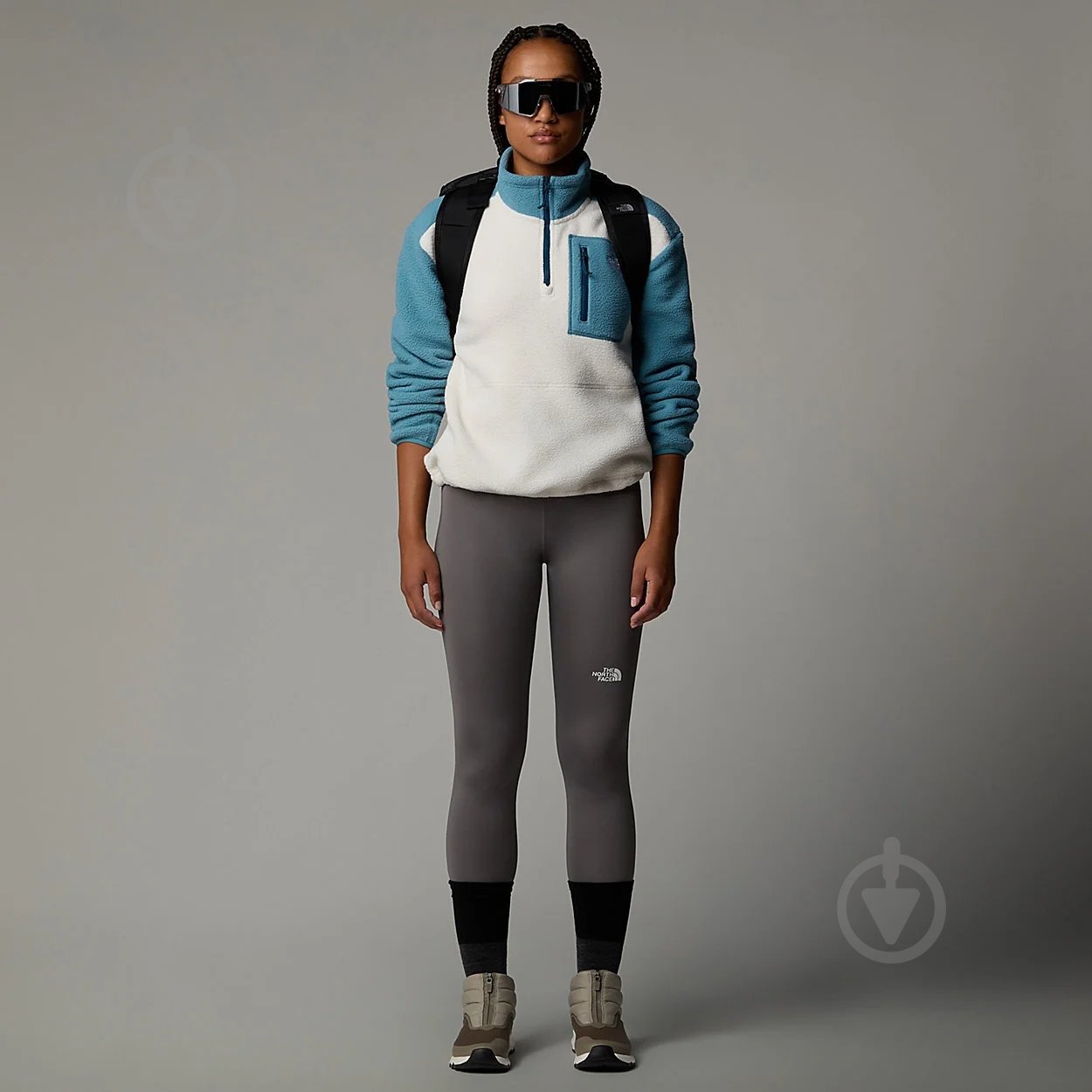 Джемпер W YUMIORI 1/4 ZIP NF0A88438TI1 р.M бірюзовий - фото 6