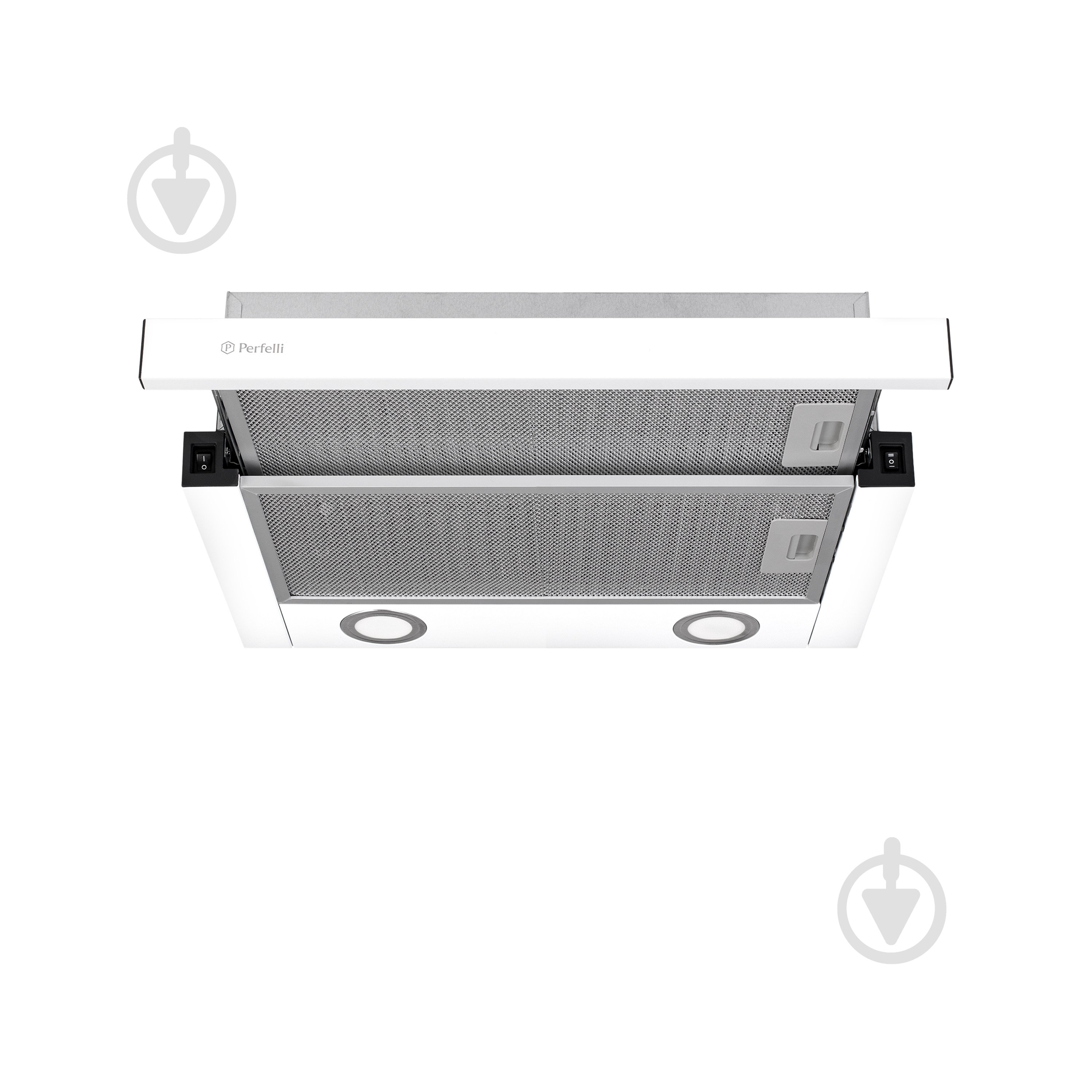 Витяжка Perfelli TL 502 WH LED телескопічна - фото 1