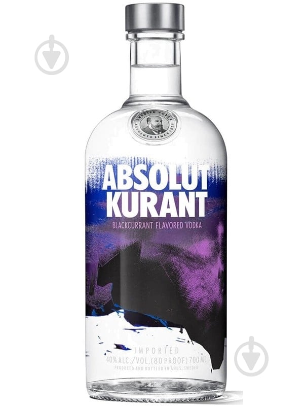 Водка Absolut Черная смородина 40% 0,7 л - фото 1