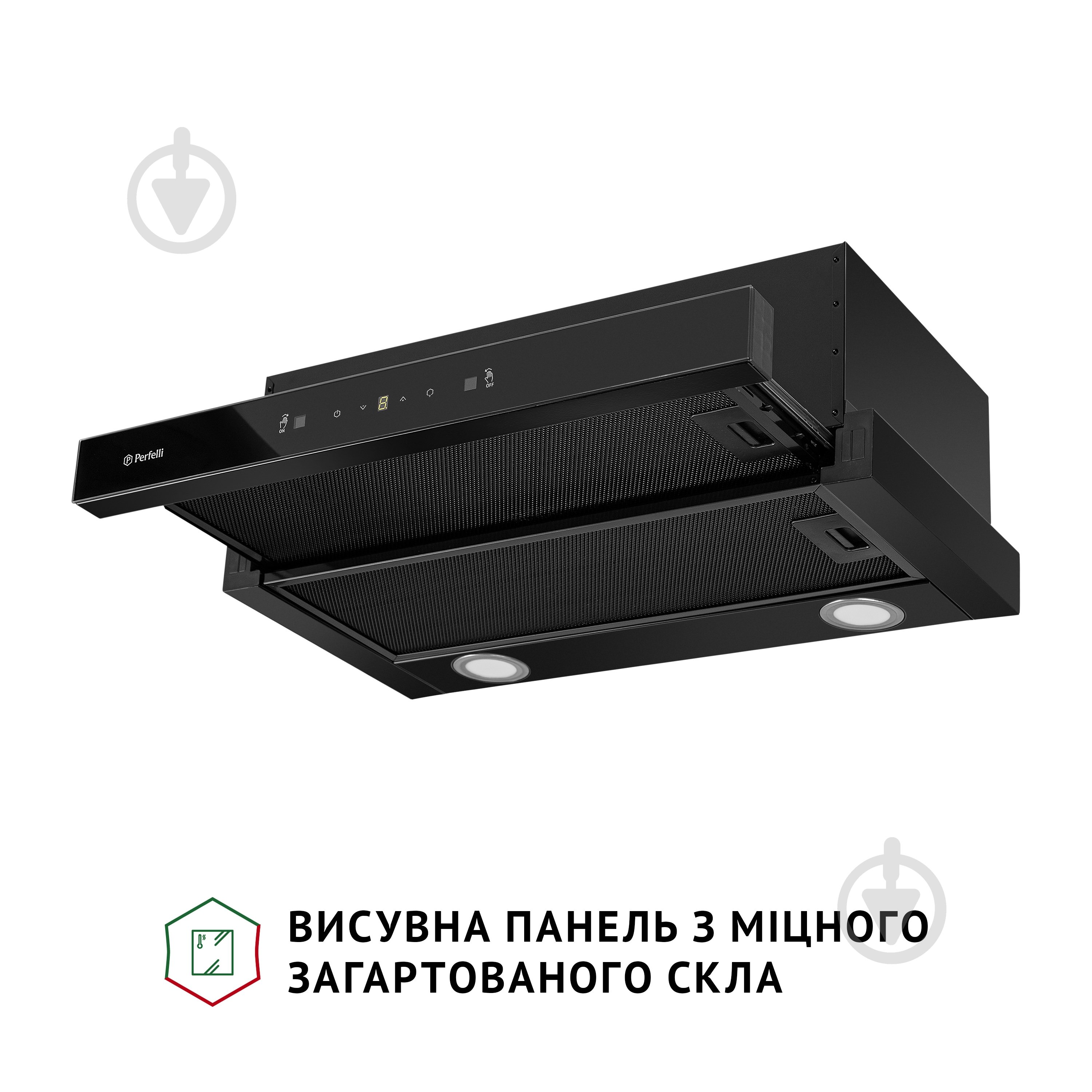 Витяжка Perfelli TL 662 BL Motion Control телескопічна - фото 4