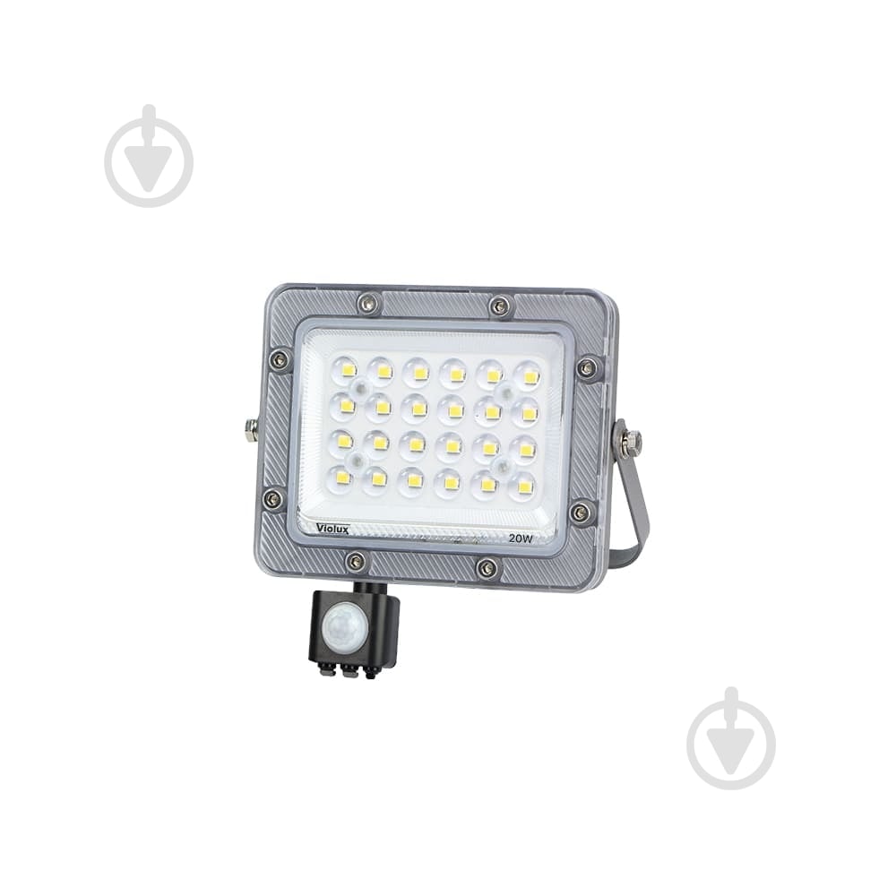 Прожектор з датчиком руху Violux CARBON-S 20 Вт IP65 grey 400212 - фото 2 Прожектор з датчиком руху Violux CARBON-S 20 Вт IP65 grey 400212 - фото 2