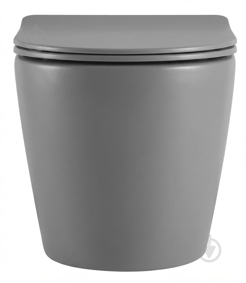 Унітаз підвісний ScandiSPA NARVIK GREY TORNADO сидіння Duroplast SLIM soft-close - фото 3