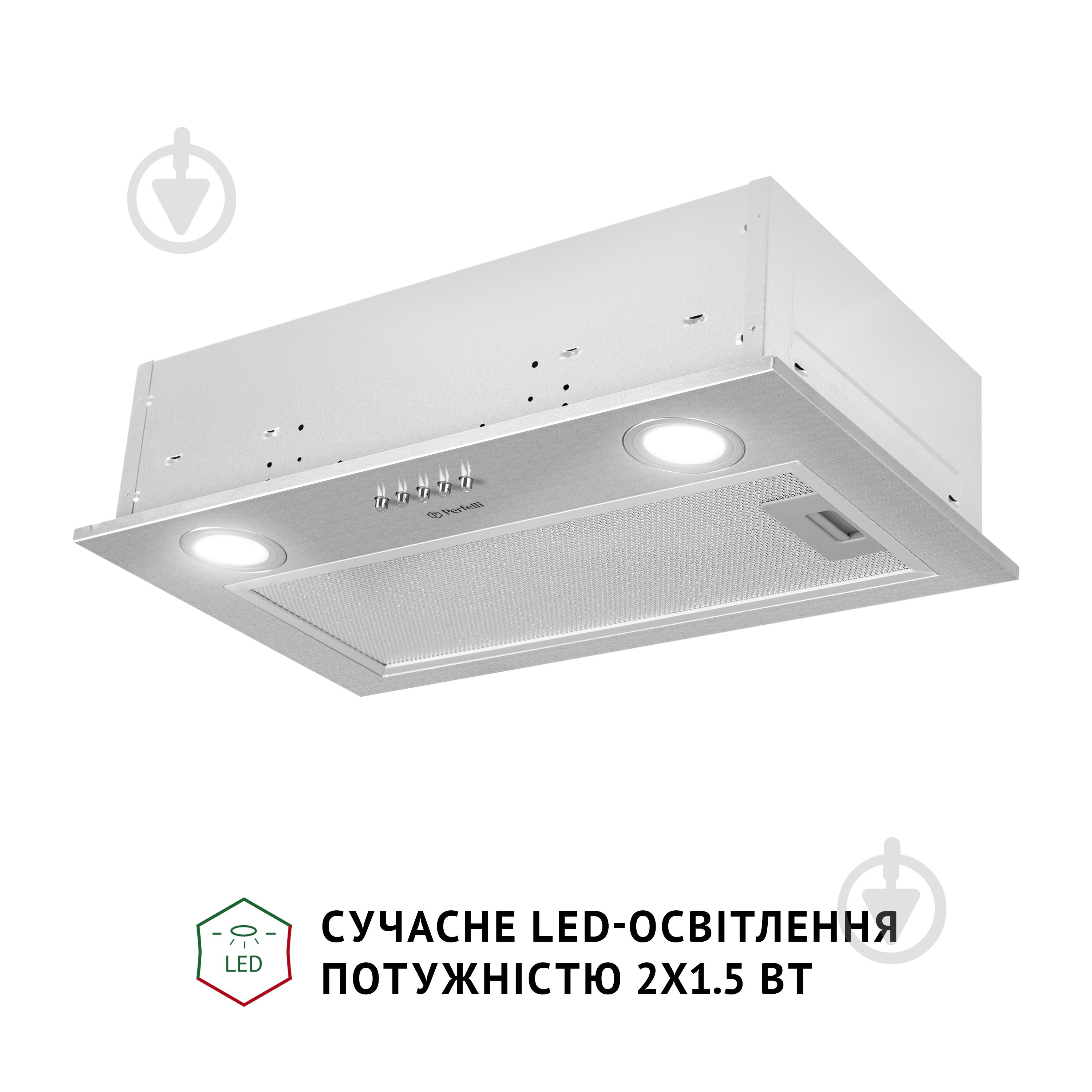 Витяжка Perfelli BI 5022 I LED повновбудовувана - фото 4