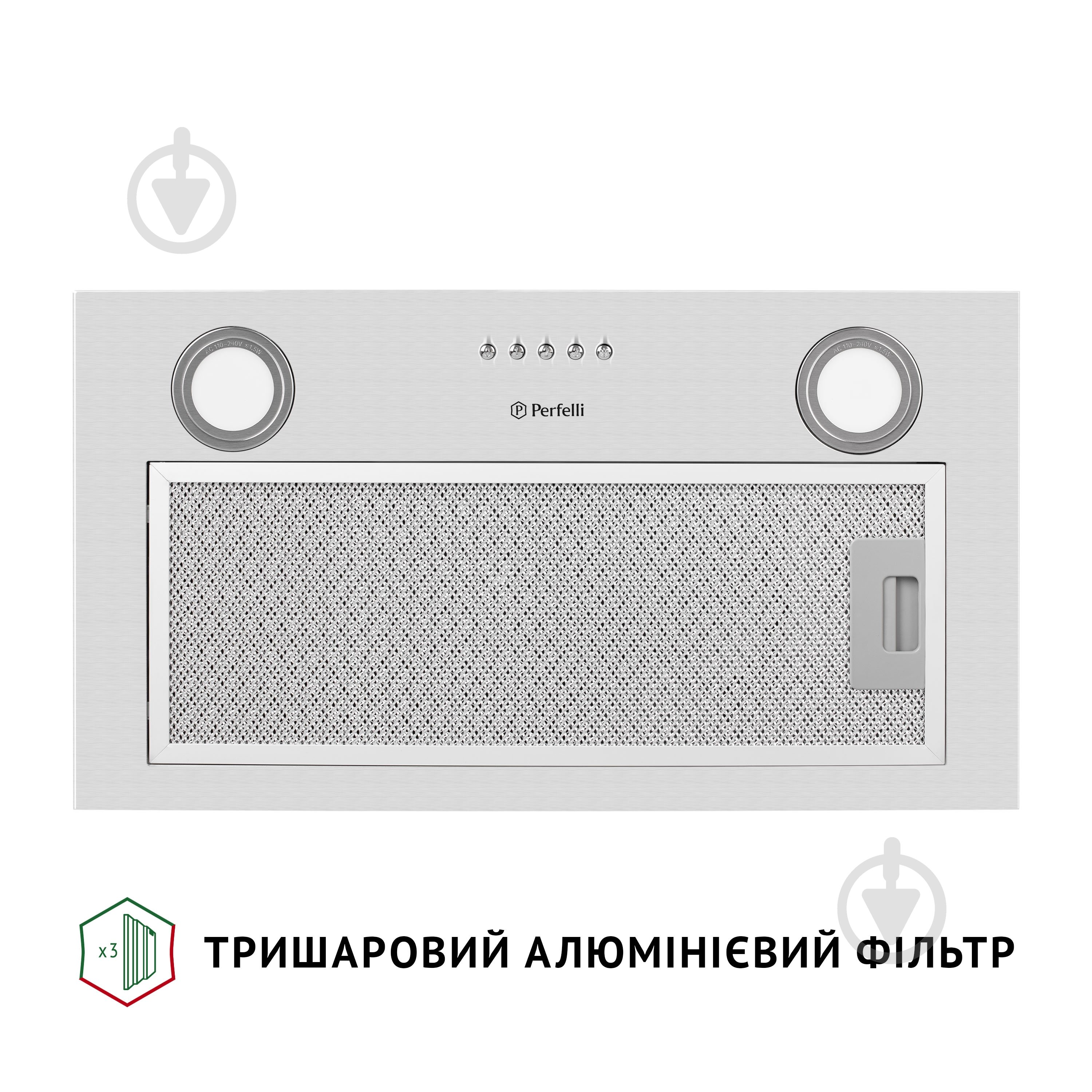 Витяжка Perfelli BI 5022 I LED повновбудовувана - фото 6