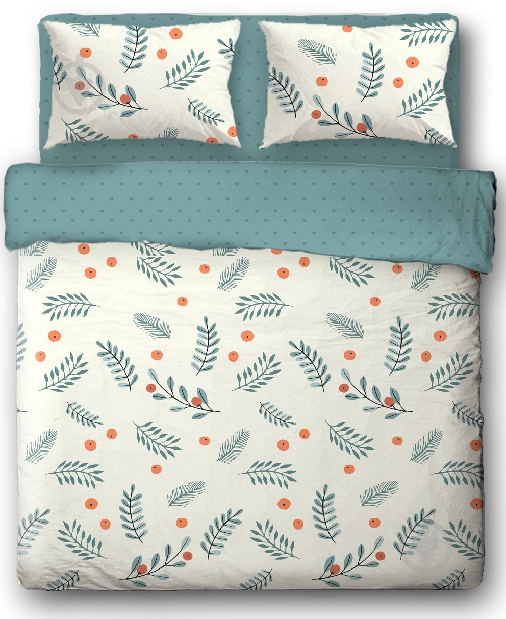 Комплект постельного белья Seaberry 2,0 бирюза Ibodo - фото 1