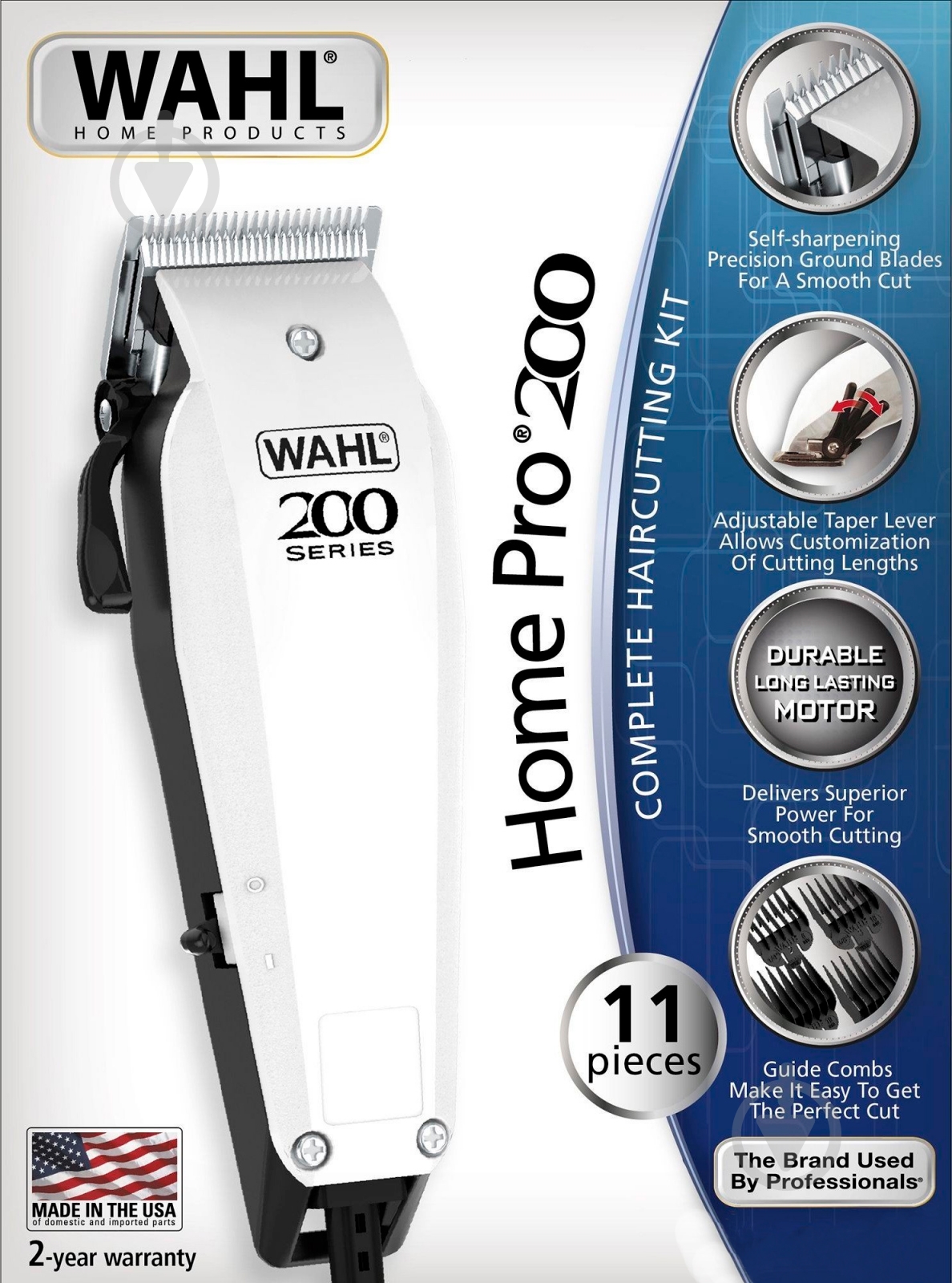 Машинка для підстригання WAHL HomePro 200 09247-1116 - фото 3 Машинка для підстригання WAHL HomePro 200 09247-1116 - фото 3
