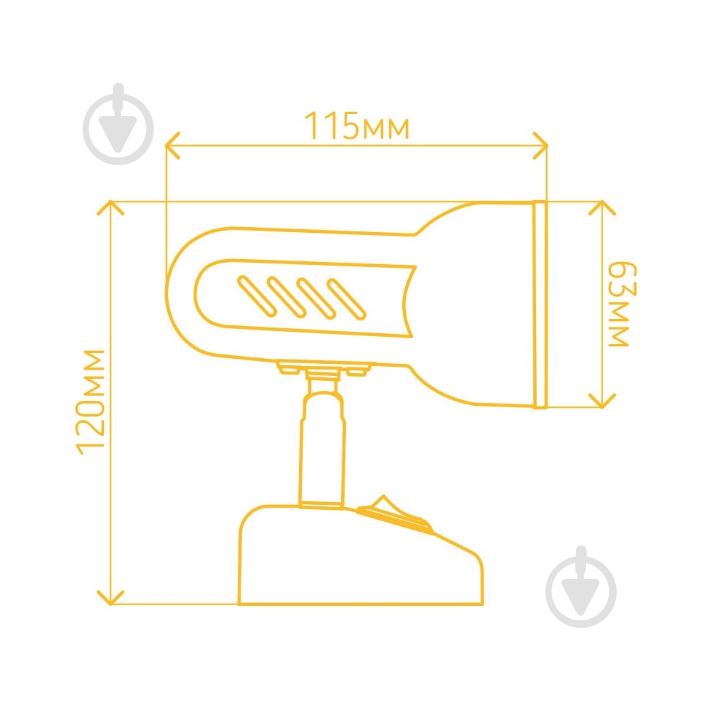 Спот LightMaster із вимикачем RAD S-S MR16 1xG5.3 чорний - фото 3 Спот LightMaster із вимикачем RAD S-S MR16 1xG5.3 чорний - фото 3