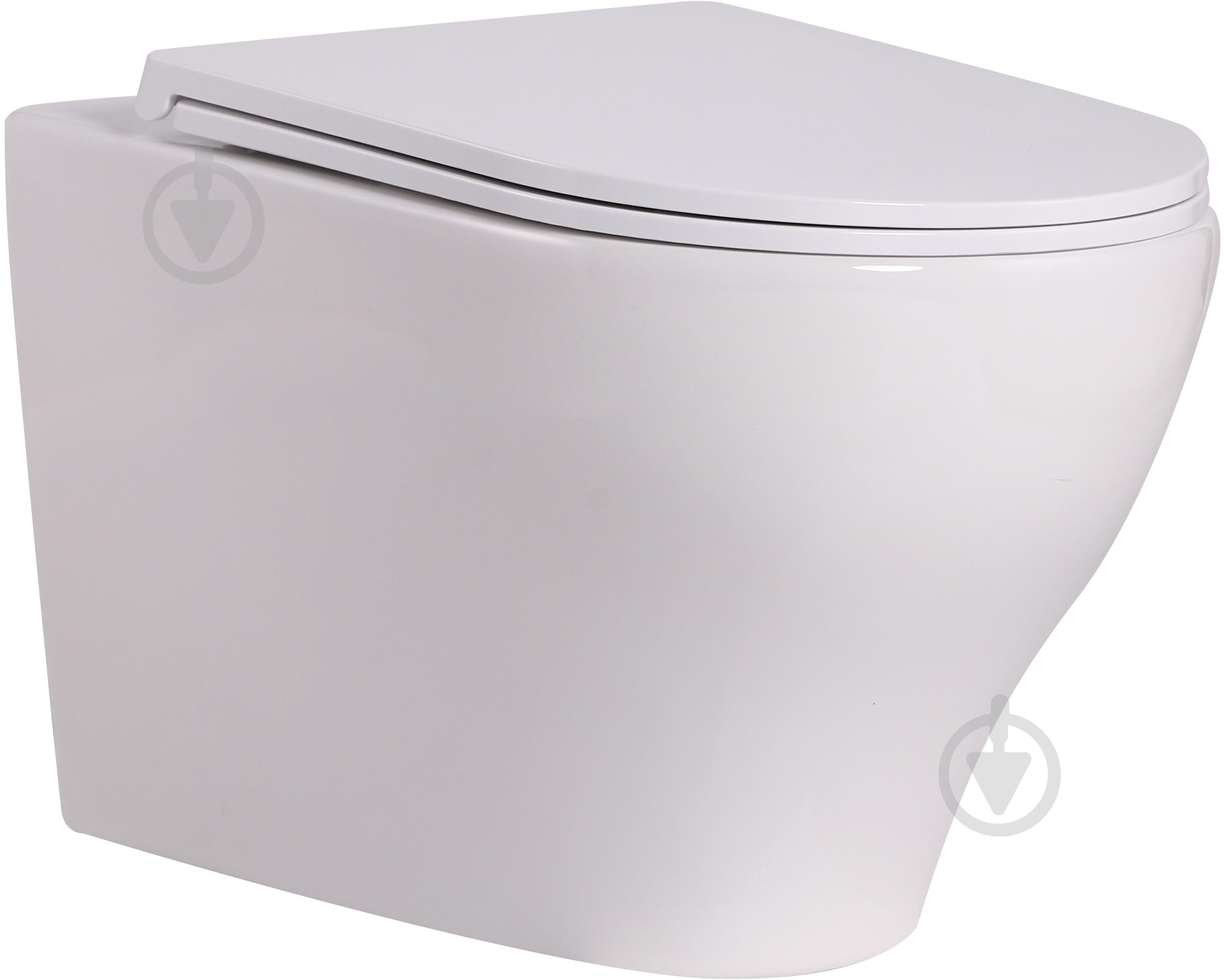 Унитаз подвесной ScandiSPA JORD NEW TORNADO сиденье Duroplast SLIM soft-close - фото 5