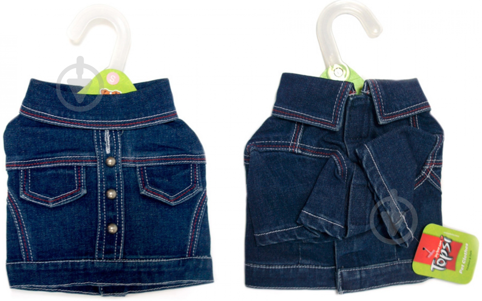 Рубашка джинсовая Topsi S 20033 - фото 1 Рубашка джинсовая Topsi S 20033 - фото 1