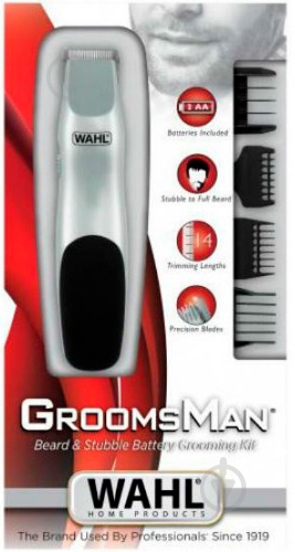Триммер для бороды и усов WAHL Grooms Man 09906-716 - фото 6 Триммер для бороды и усов WAHL Grooms Man 09906-716 - фото 6