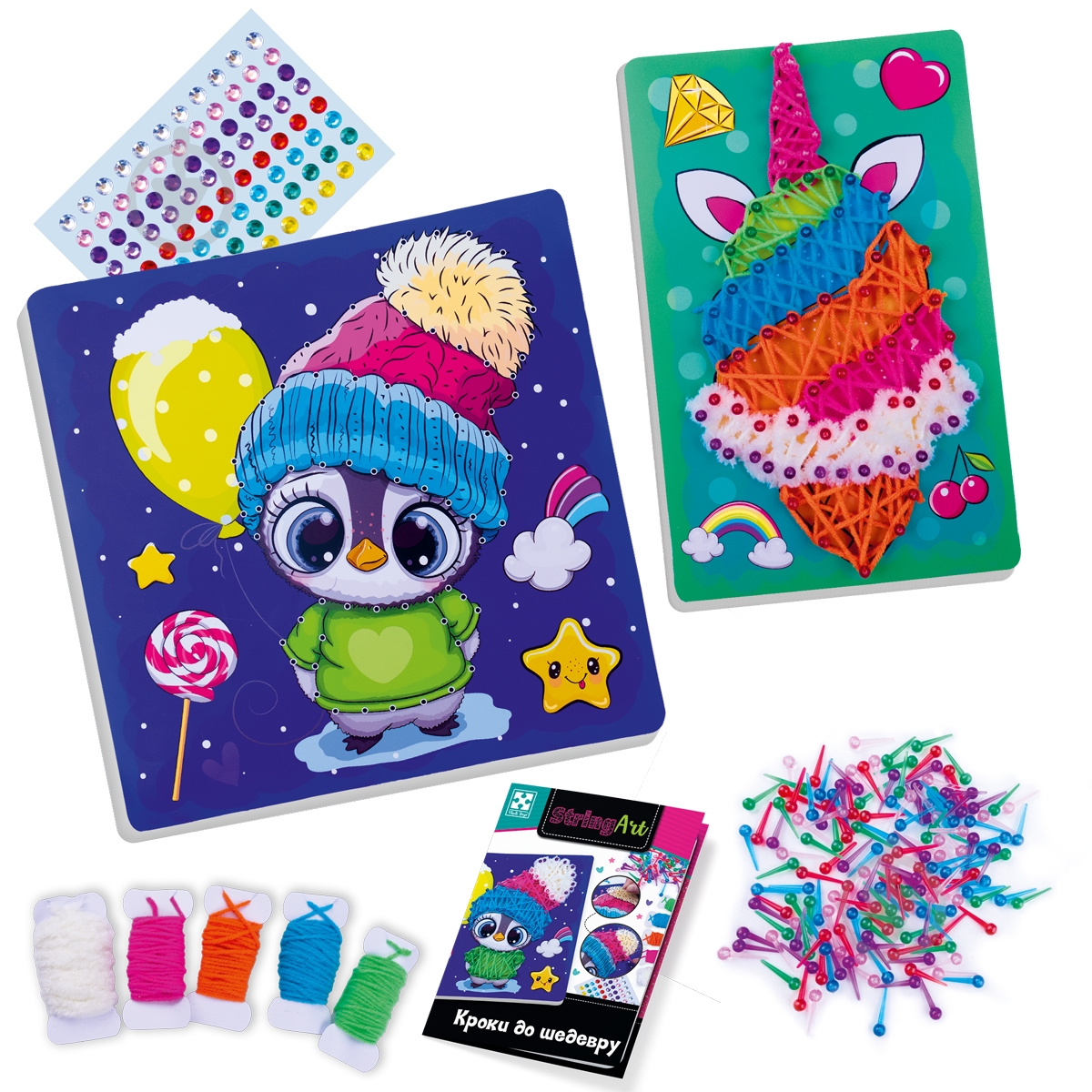 ᐉ Набір для творчості Vladi Toys String Art Ласунчик VT4501-21