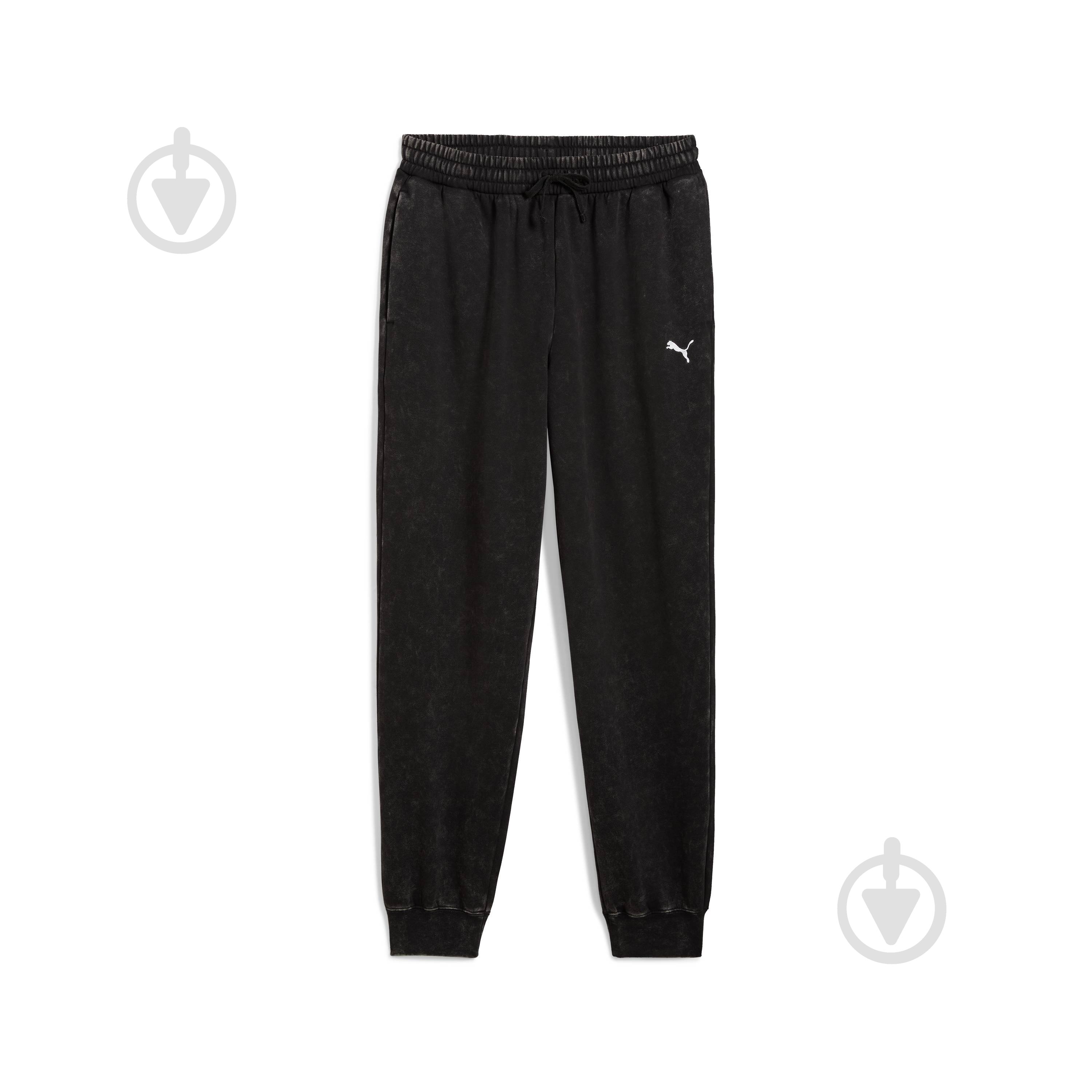 Штани Puma ESS ELEVATED Relaxed Wash Sweatpants FL 68843601 р. L чорний - фото 1
