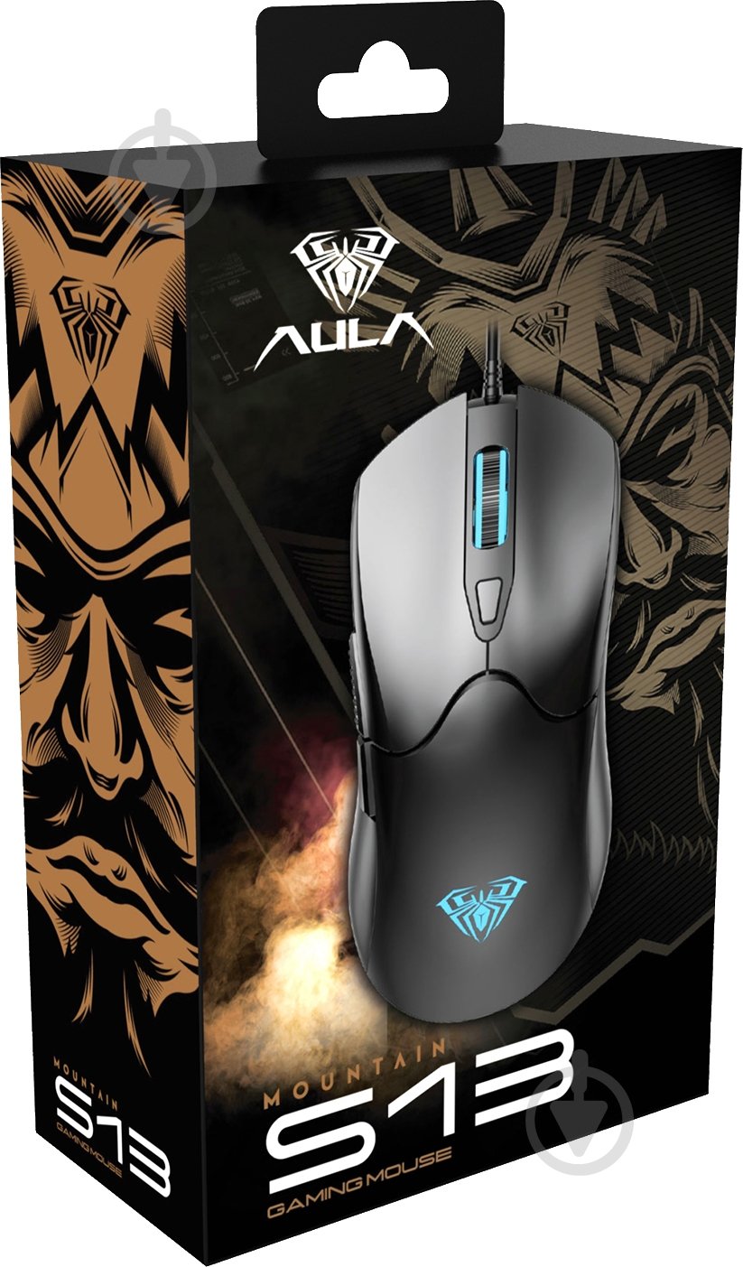 Мишка Aula ігрова дротова S13 Wired gaming mouse with 6 keys black (6948391213095) - фото 8 Мишка Aula ігрова дротова S13 Wired gaming mouse with 6 keys black (6948391213095) - фото 8