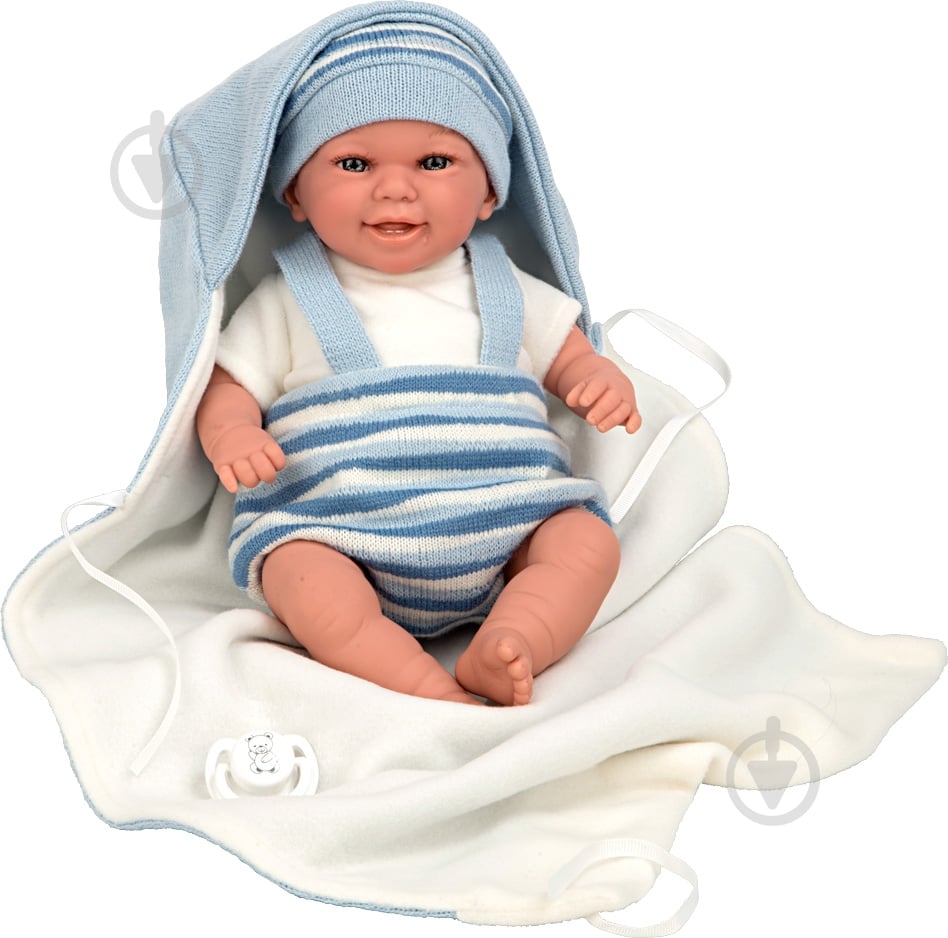 Кукла Arias Elegance 35 см голубой 60751 - фото 1