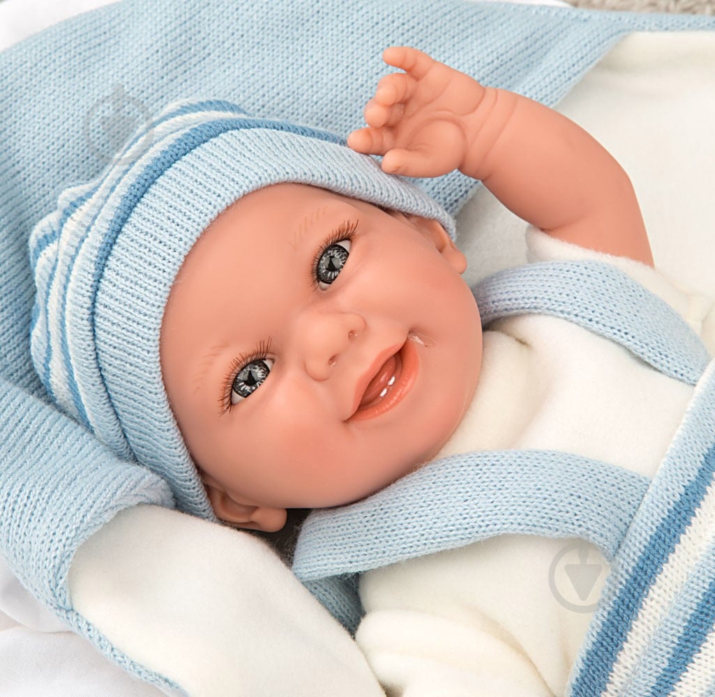 Кукла Arias Elegance 35 см голубой 60751 - фото 3