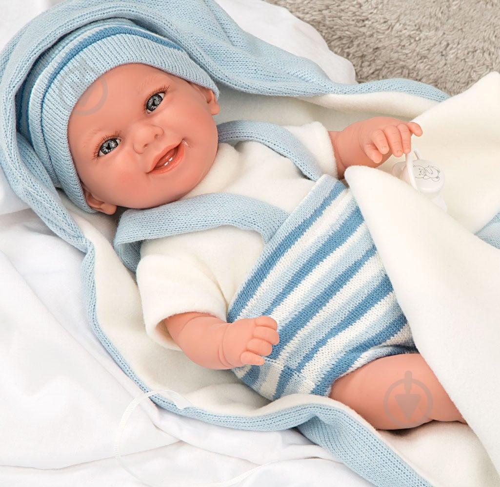 Кукла Arias Elegance 35 см голубой 60751 - фото 5