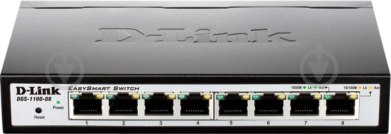 Коммутатор D-Link 08 DGS-1100-08 - фото 1 Коммутатор D-Link 08 DGS-1100-08 - фото 1
