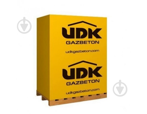 Газобетонний блок UDK 600x200x100 мм D-400 B2,5-F50-a - фото 3