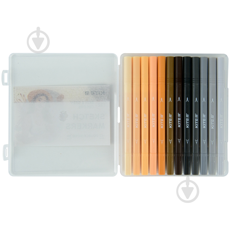 Маркер KITE Skin & Grey 12 шт. K22-044-4 - фото 2