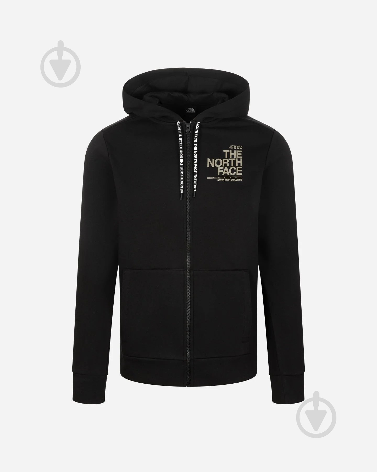 Джемпер M NEW BLANCA PEAK POLY COTTON FZ HD NF0A88WQJK31 р.L чорний - фото 1