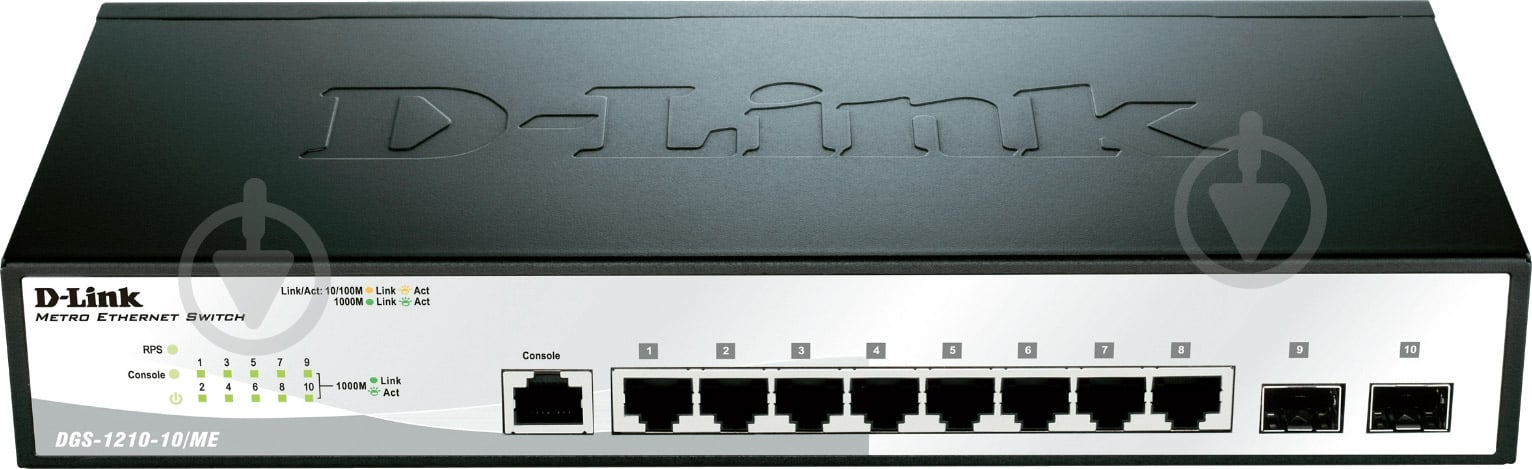 Комутатор D-link DGS-1210-10/ME - фото 1