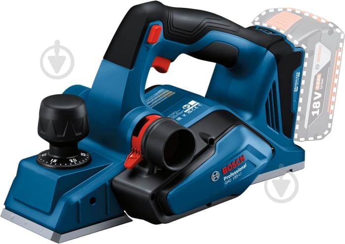 Электрорубанок Bosch Professional GHO 185-LI 06015B5021 - фото 1