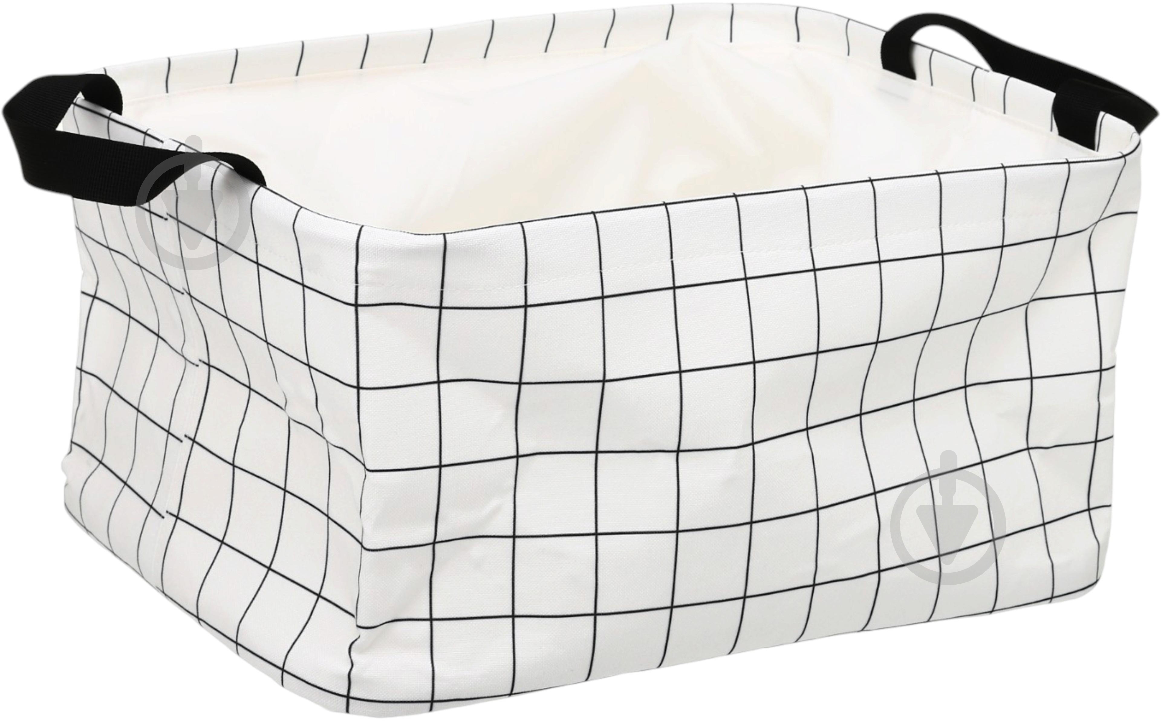 Корзинка декоративная Sensio BASIC GRID клетка 30х40х22 см - фото 5