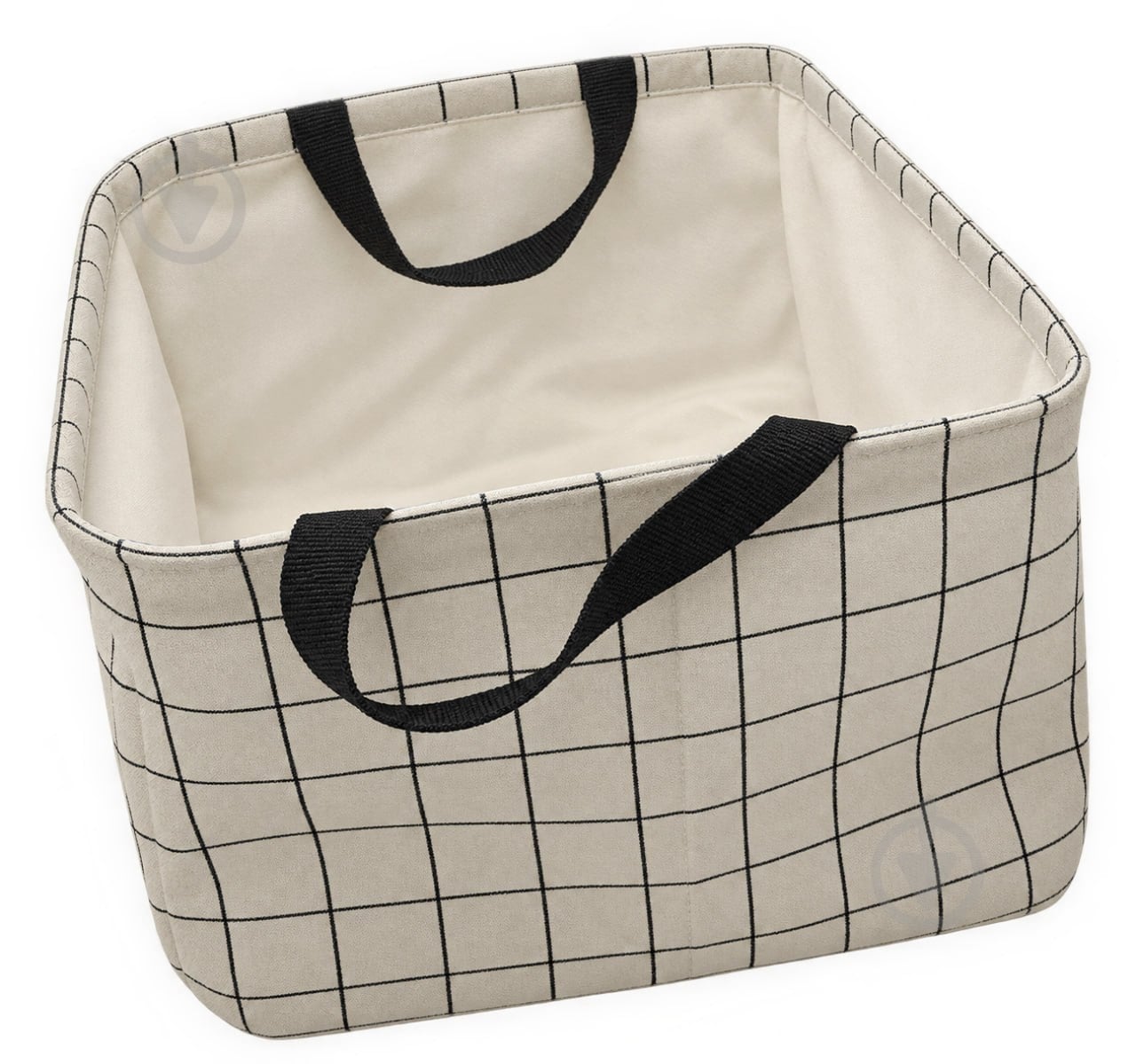 Корзинка декоративная Bagland BASIC GRID 25х35х17 см клетка - фото 3 Корзинка декоративная Bagland BASIC GRID 25х35х17 см клетка - фото 3