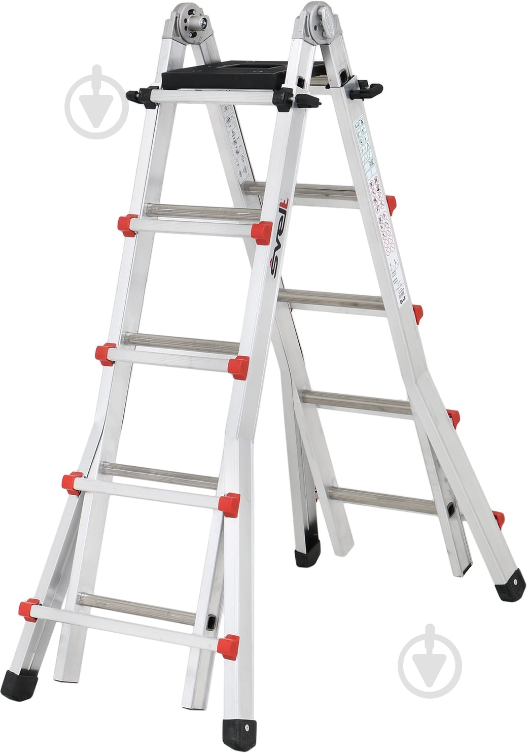 Лестница телескопическая SVELT SCALISSIMA 10+10 (SSCAL010R) - фото 2