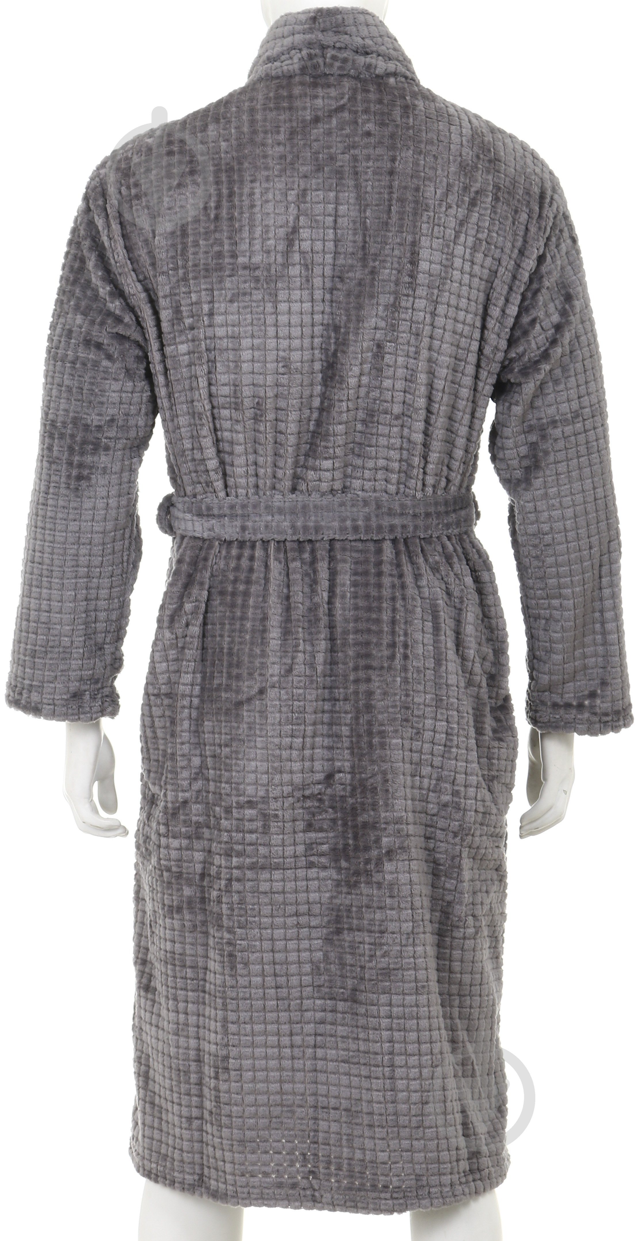 Халат чоловічий La Nuit Basic Фреско р. XL сірий 17-3911/check jaquard - фото 3