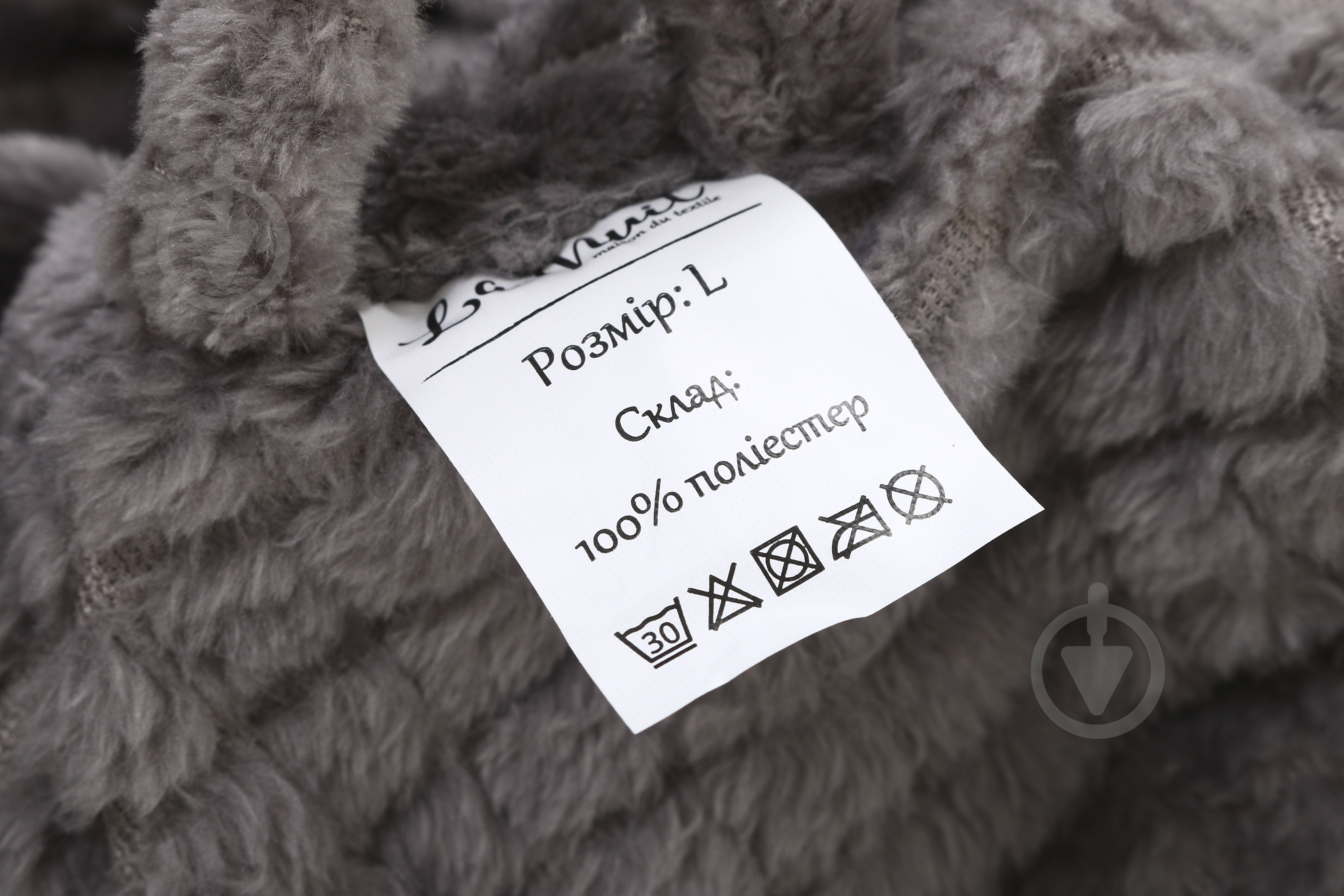 Халат чоловічий La Nuit Basic Фреско р. XL сірий 17-3911/check jaquard - фото 5