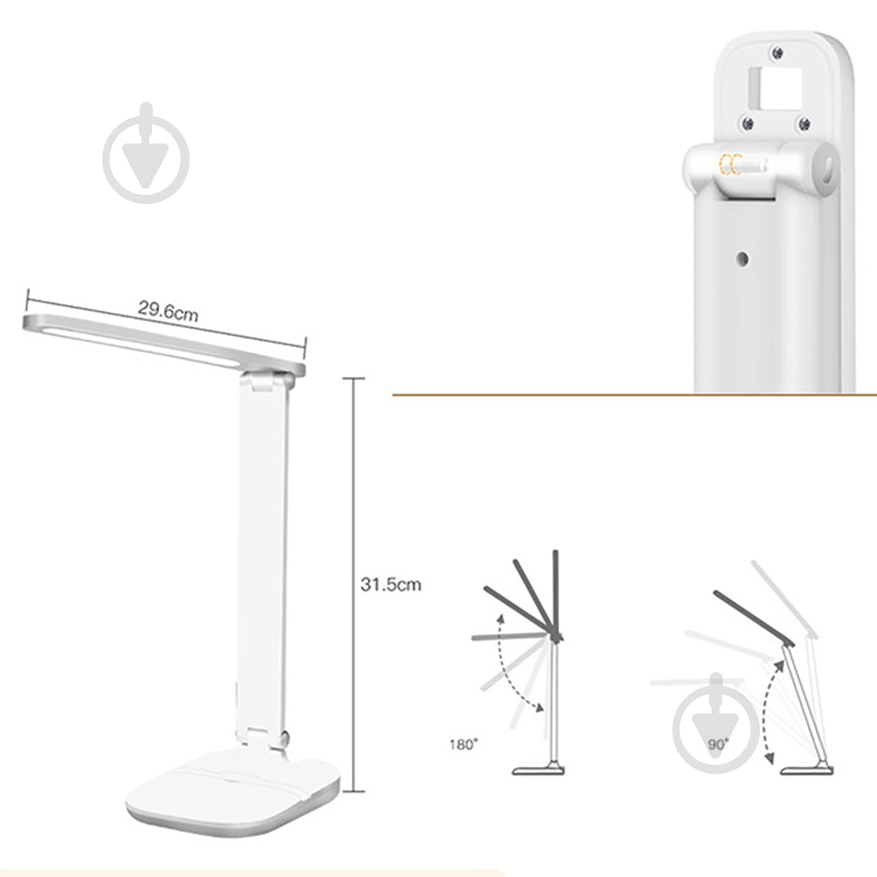 Настільна лампа акумуляторна Hopfen DESK 7 Вт білий - фото 3