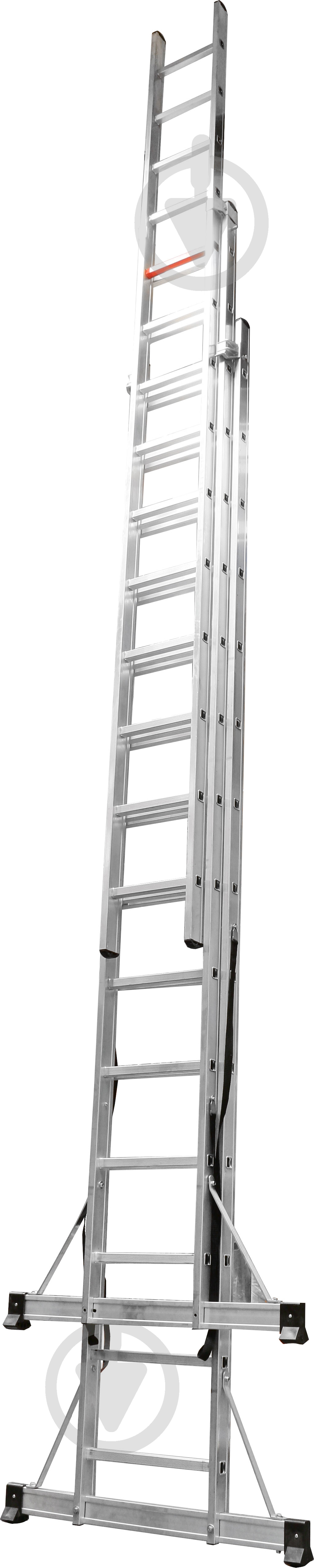 Лестница 3-секционная универсальная Virastar 3x14 - фото 3 Лестница 3-секционная универсальная Virastar 3x14 - фото 3