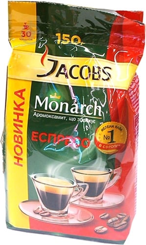 Кофе молотый Jacobs Monarch 150 г - фото 1