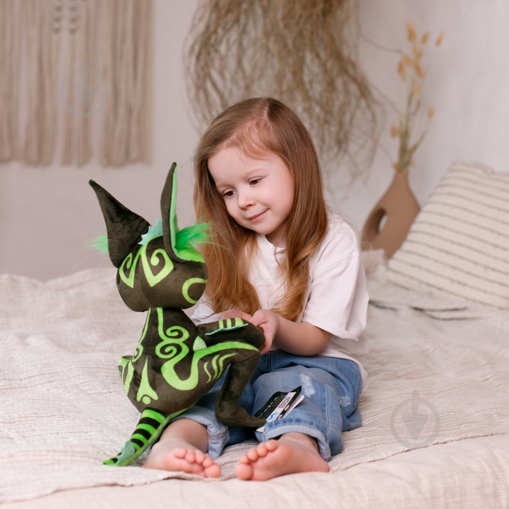 М'яка іграшка WP Merchandise «Мавка. Лісова пісня» Квусь 29 см зелений із коричневим FWPSWAMPY23GN0000 - фото 9