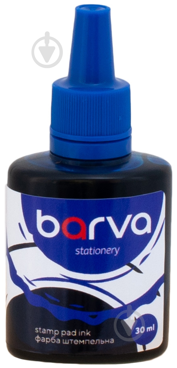 Краска штемпельная 30 мл синяя (SPI-BL-005) Barva - фото 1 Краска штемпельная 30 мл синяя (SPI-BL-005) Barva - фото 1