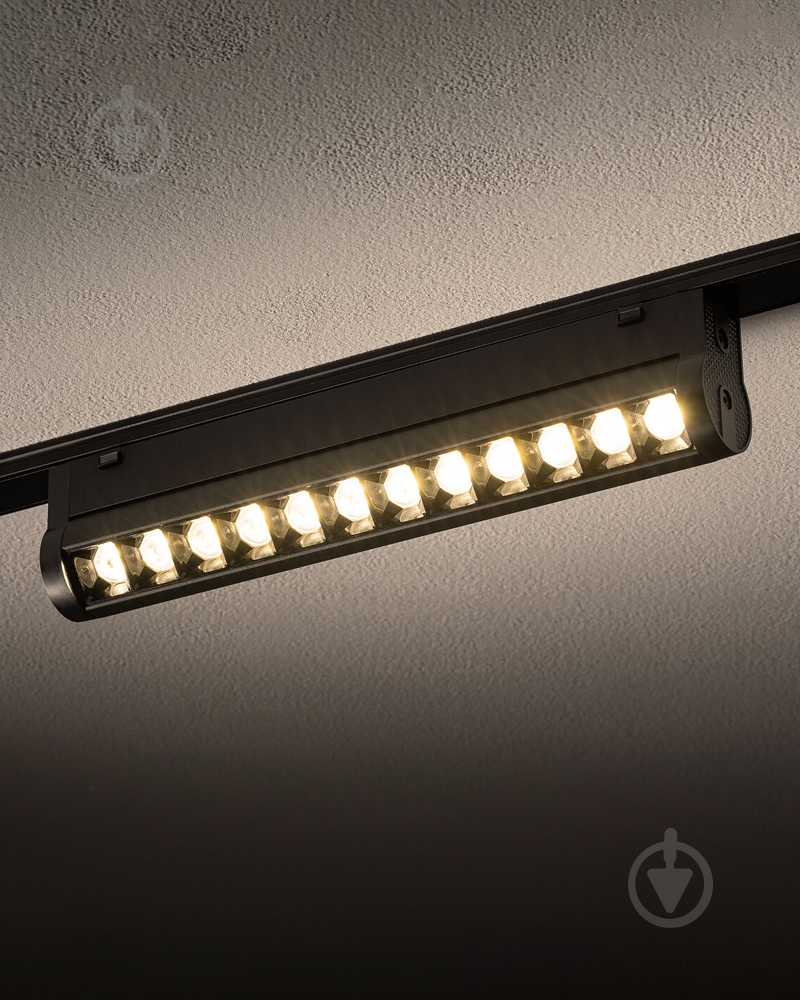 Магнитный трековый светильник Nowodvorski UT-LVM 12 Вт 3000 К черный 11311 - фото 2