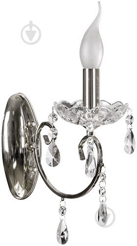 Бра Candellux Aurora 1x40 Вт E14 белый 21-96121 - фото 1
