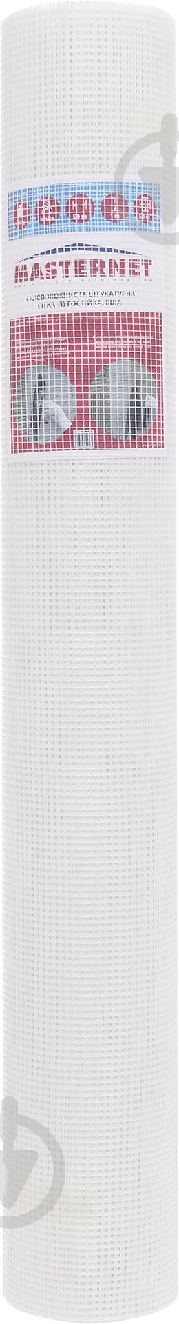 Стеклосетка штукатурная щелочестойкая Masterplast A-90 5x5 белая (рулон 50 кв.м) - фото 3