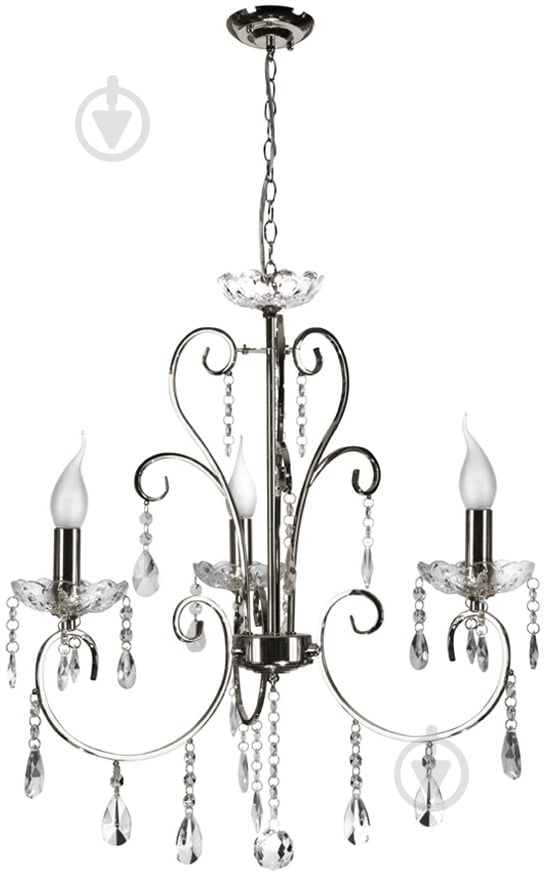 Люстра подвесная Candellux Aurora 3xE14 хром 33-96145 - фото 1 Люстра подвесная Candellux Aurora 3xE14 хром 33-96145 - фото 1