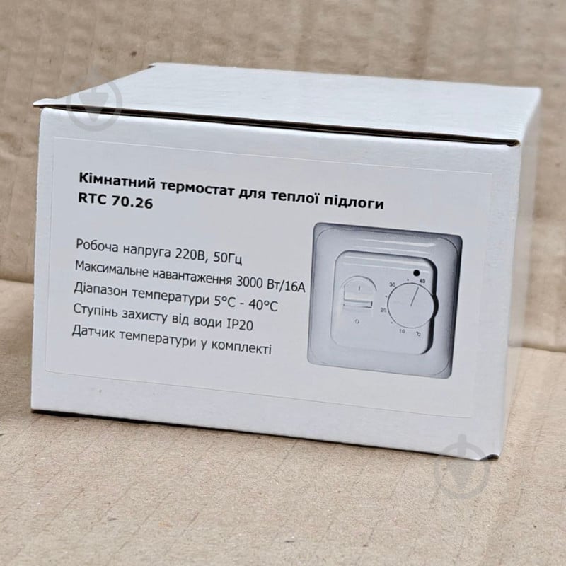 Терморегулятор для теплої підлоги UP! (Underprice) механічний RTC 70.26 - фото 2 Терморегулятор для теплої підлоги UP! (Underprice) механічний RTC 70.26 - фото 2