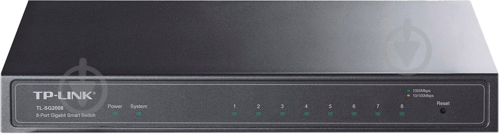 Коммутатор TP-Link TL-SG2008 Smart - фото 1