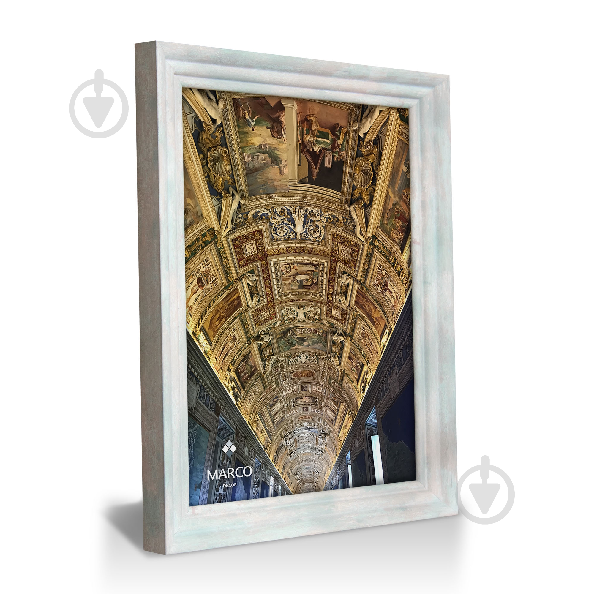 Рамка MARCO decor 2923 21х30 см бежевый с синим - фото 2