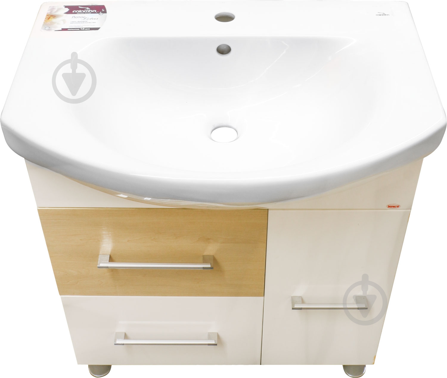 Тумба підлогова ХАСТ Лідія з умивальником Лотос 70 - фото 2