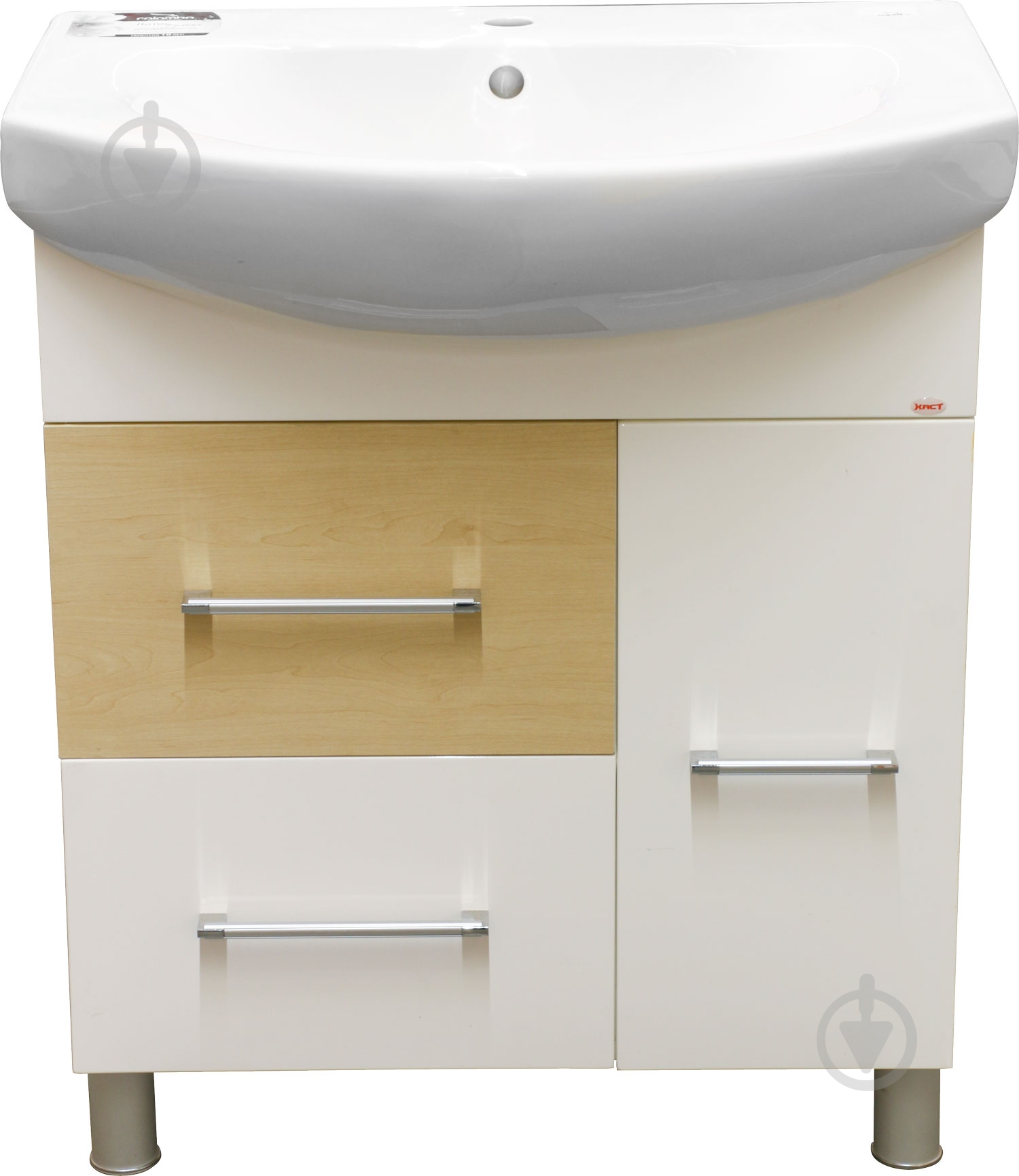 Тумба підлогова ХАСТ Лідія з умивальником Лотос 70 - фото 1