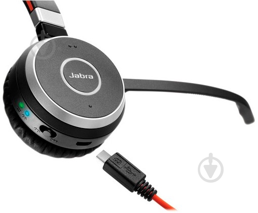 Bluetooth-гарнитура Jabra Evolve 65 MS Mono black (6593-823-309) - фото 2