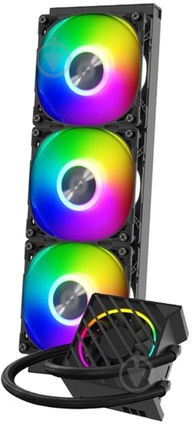 Система водяного охолодження ID-Cooling Dashflow 360 XT Black - фото 2