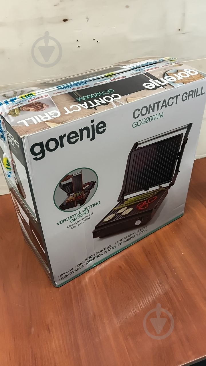УЦЕНКА! Гриль Gorenje GCG2000M (УЦ №3890) - фото 22 УЦЕНКА! Гриль Gorenje GCG2000M (УЦ №3890) - фото 22